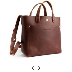 Portland Leather Goods Mini Crossbody Tote